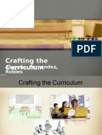 Crafting The Curriculum: Alagano, Fernandez, Robles