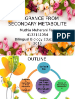 Fragrance From Secondary Metabolite