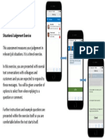 Situational Judgement Exercise