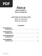 Física - Eletricidade e Física Moderna - Questões de Vestibulares de 2016