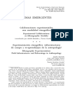 Sanchez-Criado. Experimentación Etnográfica. Infraestructuras de Campo y Re-Aprendizajes de La Antropología PDF