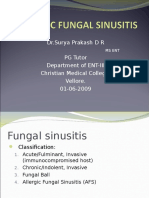 Allergic Fungal Sinusitis Presentation
