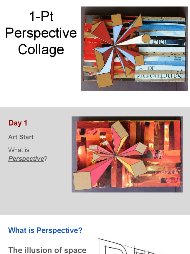 1-pt Perspective Collage | PDF | Horizon | Perspective (Graphical)