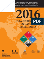Guia de Respuesta en Caso de Emergencia 2016