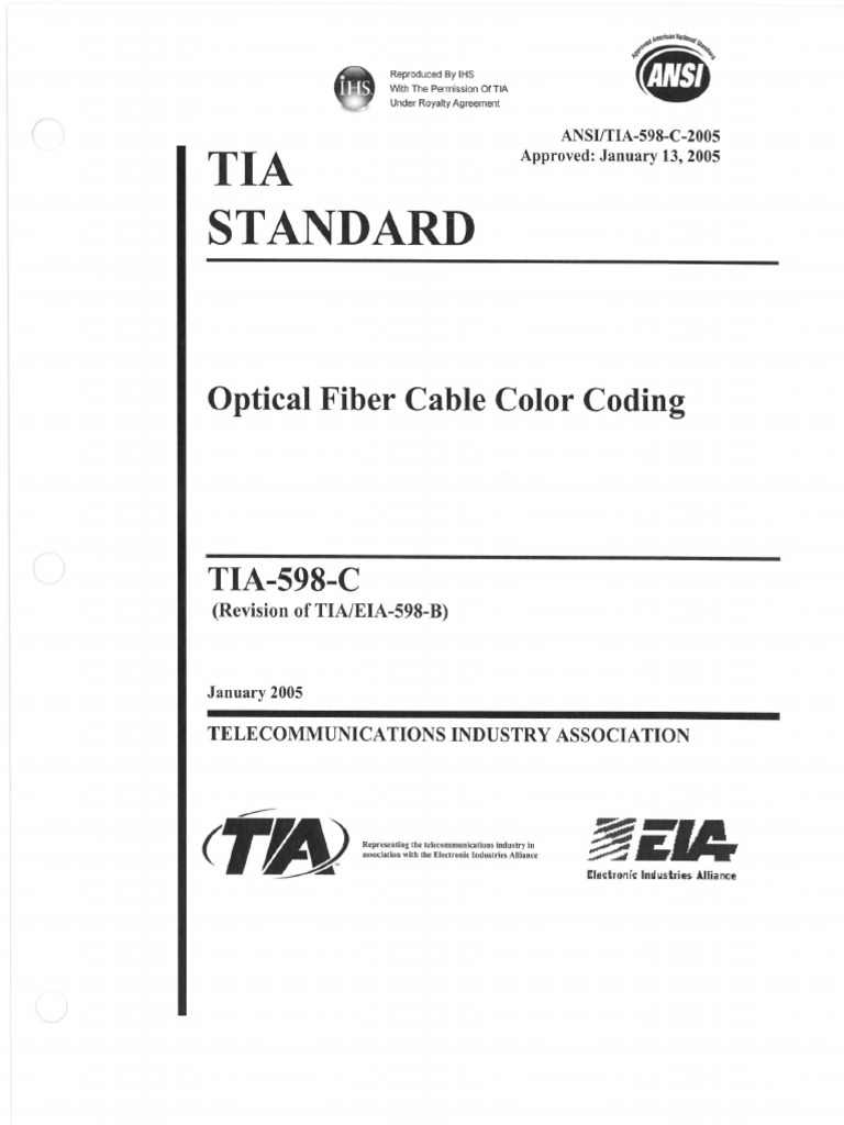 Tia 598-C | PDF
