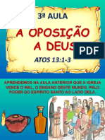 A Oposição A Deus