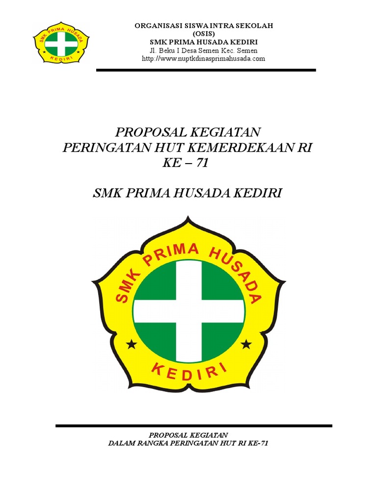 Contoh Proposal Kegiatan Hut Ri