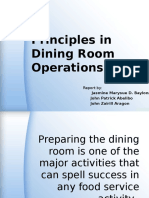 Dining Room Operations