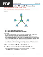 9.3.1.2 Packet Tracer Simulation - Exploration of TCP and UDP Communication - ILM