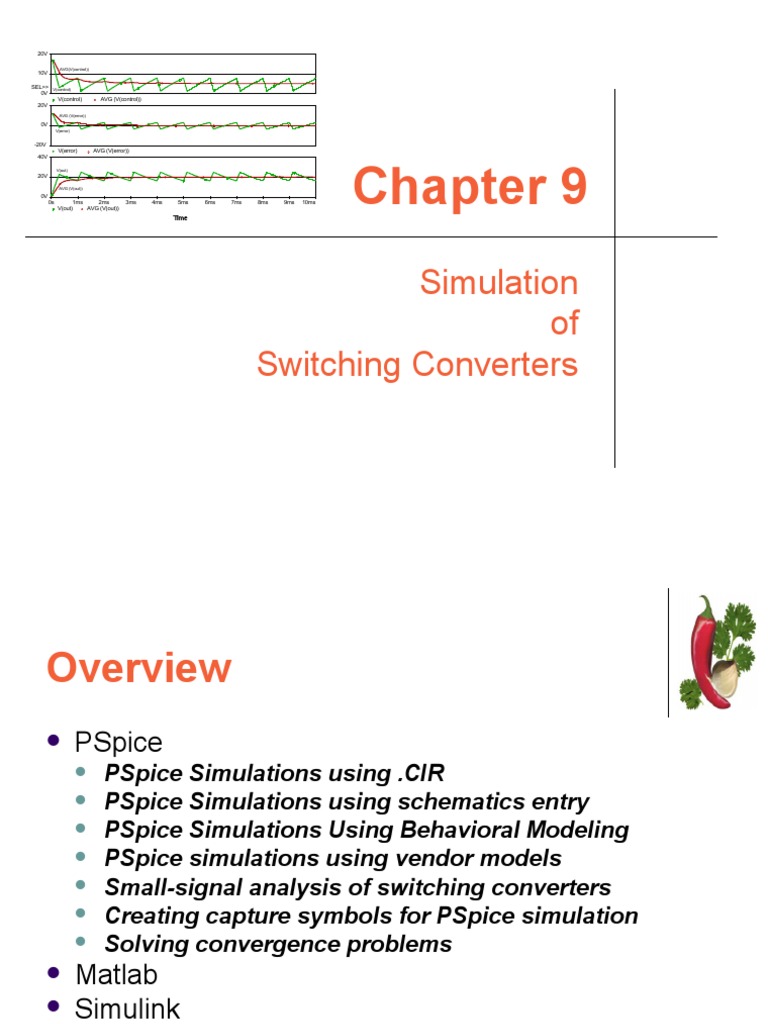PSpice Switching Converter Simulations | PDF | Spice | Electrical Network