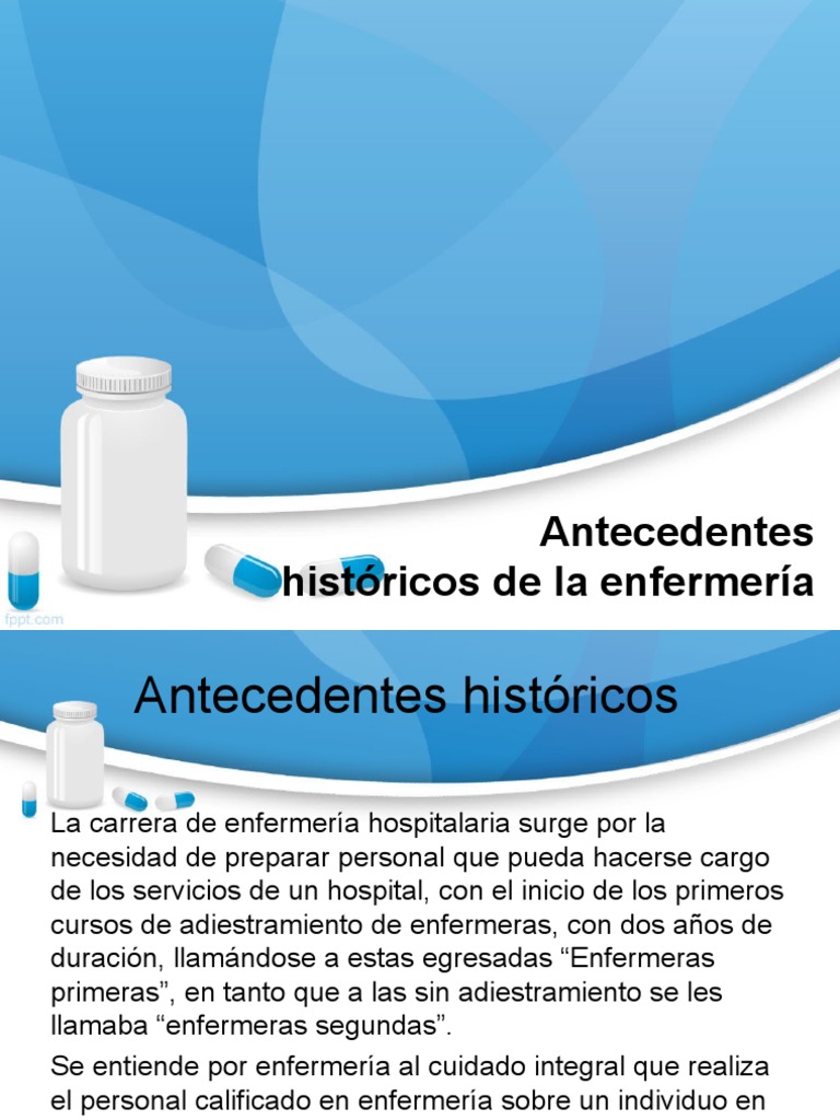 Fundamentos de La Enfermeria(Antecedentes Historicos de
