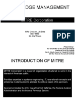 Knowledge Management: MITRE Corporation