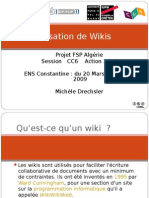 Utilisation Wikis PB 1