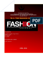Estrategia de segmentación para The Fashion Channel enfocada en 'fashionistas' y 'planificadores