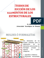 Construcción moldes estructurales hormigón