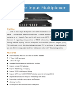 DVB-S2 Tuner Input Multiplexer SPEC Netural