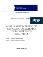 Análisis Estratégico de Reciclado de Baterías para Vehículos Eléctricos