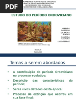 Um Estudo Sobre o PerÃ-odo Ordoviciano