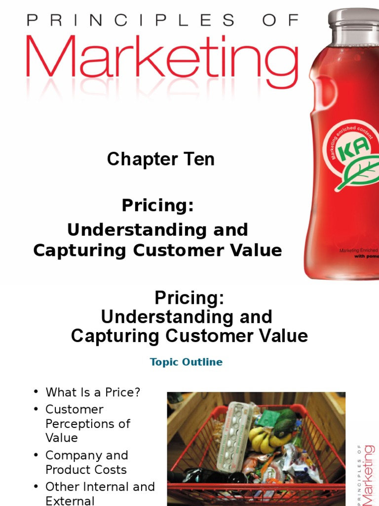 Chapter Ten: Pricing: Understanding and Capturing Customer Value | PDF ...