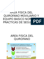 Area Fisica Del Quirofano Moviliario y Equipo Basico