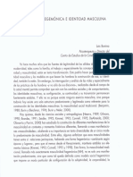 Masculinidad Hegemónica e Identidad Masculina