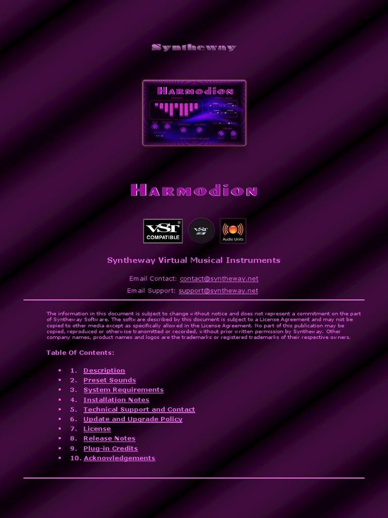 Harmodion VST VST3 Audio Unit Clonewheel Drawbar, Transistor and Combo