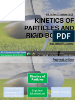 Kinetics of Particles and Rigid Bodies Ii: ES 12 Part 2: Lecture 13-15
