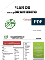 Plan de Mejoramiento. Competencia 1, Técnico en Sistemas