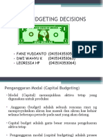 CAPITAL BUDGETING