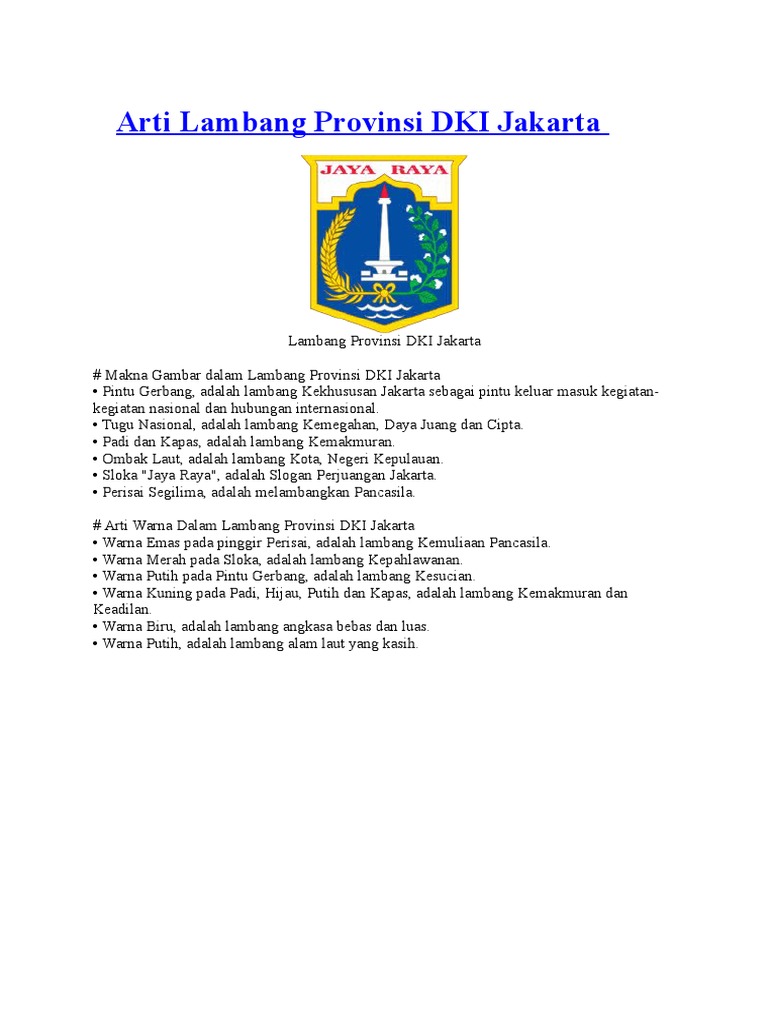 Arti Lambang Provinsi Dki Jakart1