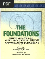 THE FOUNDATIONS WHICH MAN WILL BE ASKED ABOUT IN THE GRAVE AND ON THE DAY OF JUDGMENT