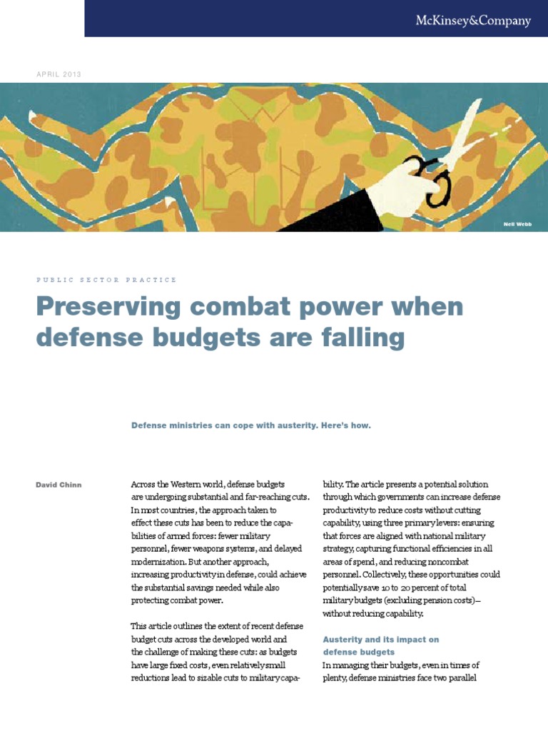 Preserving Combat Power | PDF | Military | Austerity