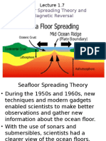 Seafloor Spreading Theory