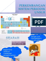 Perkembangan Sistem Periodik Unsur