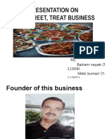 Presentation On Meet, Greet, Treat Business: By, Balram Nayak (T-11009) Nikki Kumari (T - 11002) P. Naveen (T-11040)