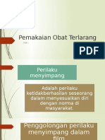 Pemakaian Obat Terlarang - Sosiologi