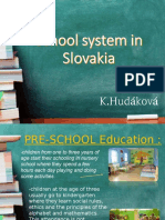 School System in Slovakia