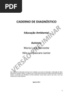 Caderno de Diagnostico de Educação Ambiental