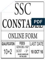 Constable: Online Form