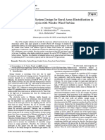 Standalone Hybrid System Design For Rural Areas Electrification in Malaysia With Windro Wind Turbine