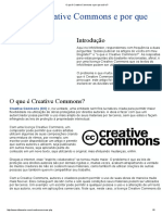 O Que é Creative Commons e Por Que Usá-la
