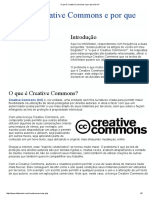 O Que É Creative Commons e Por Que Usá-La