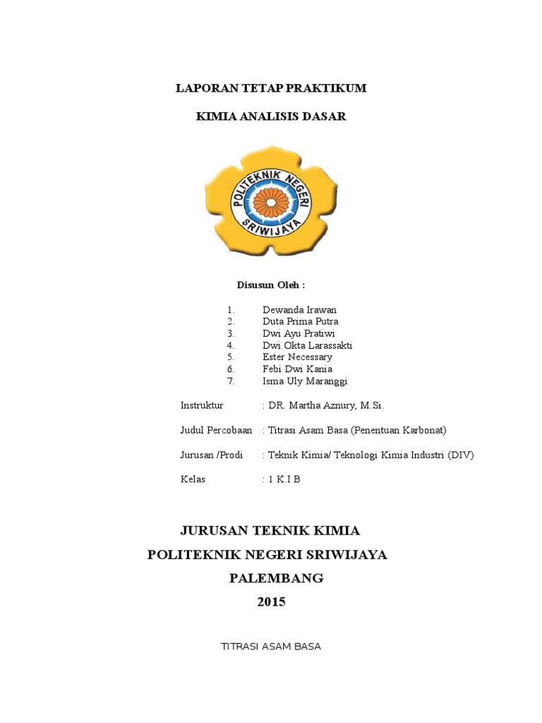 7 Laporan Tetap Titrasi Asam Basa Karbonat Docx