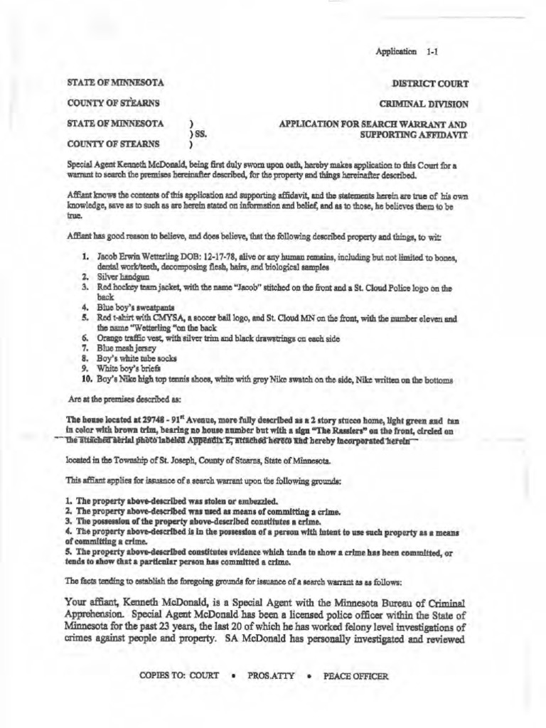 Dan Rassier-Warrant 4-070110 | PDF