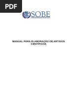 Manual Para Elaboracao de Artigos Cientificos SOBE