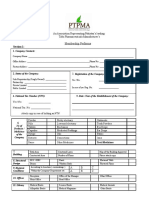 PTPMA Registration Form PDF