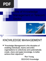 Download Role of Knowledge Management in Telecom Sector by sakshi88 SN32353902 doc pdf