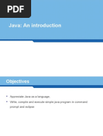 Introducing Java