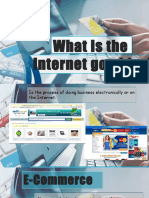 What Is The Internet Good For?: E-Business