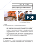 Ficha Técnica: Residuos Procedentes de La Fabricación de Hormigón Preparado